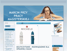 Tablet Screenshot of pracamagisterska.tajnastrona.pl