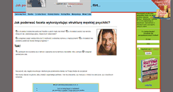 Desktop Screenshot of jak-poderwac-faceta.tajnastrona.pl